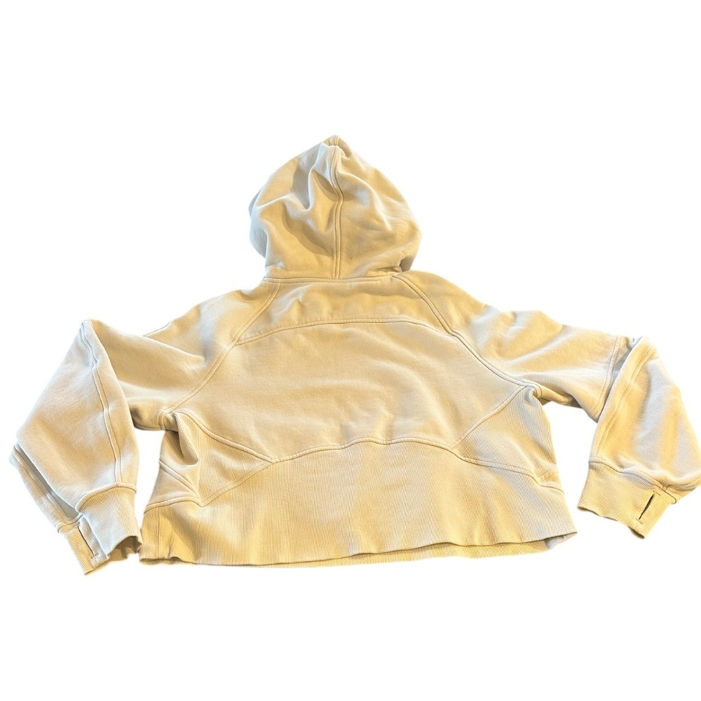 lululemon  Scuba Hoodie Bone Color Size M/L like new condition - Picture 7 of 10